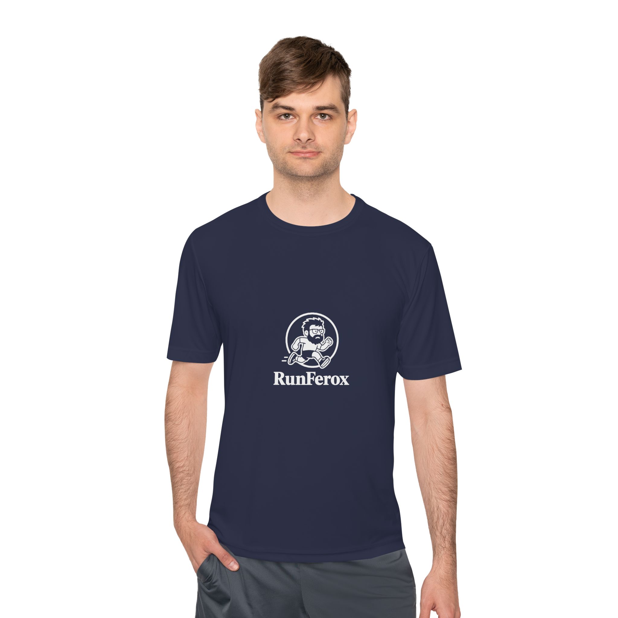 Dude RunFerox “Running is Cheaper Than Therapy” Performance Tee – Unisex Moisture-Wicking Shirt - Image 3