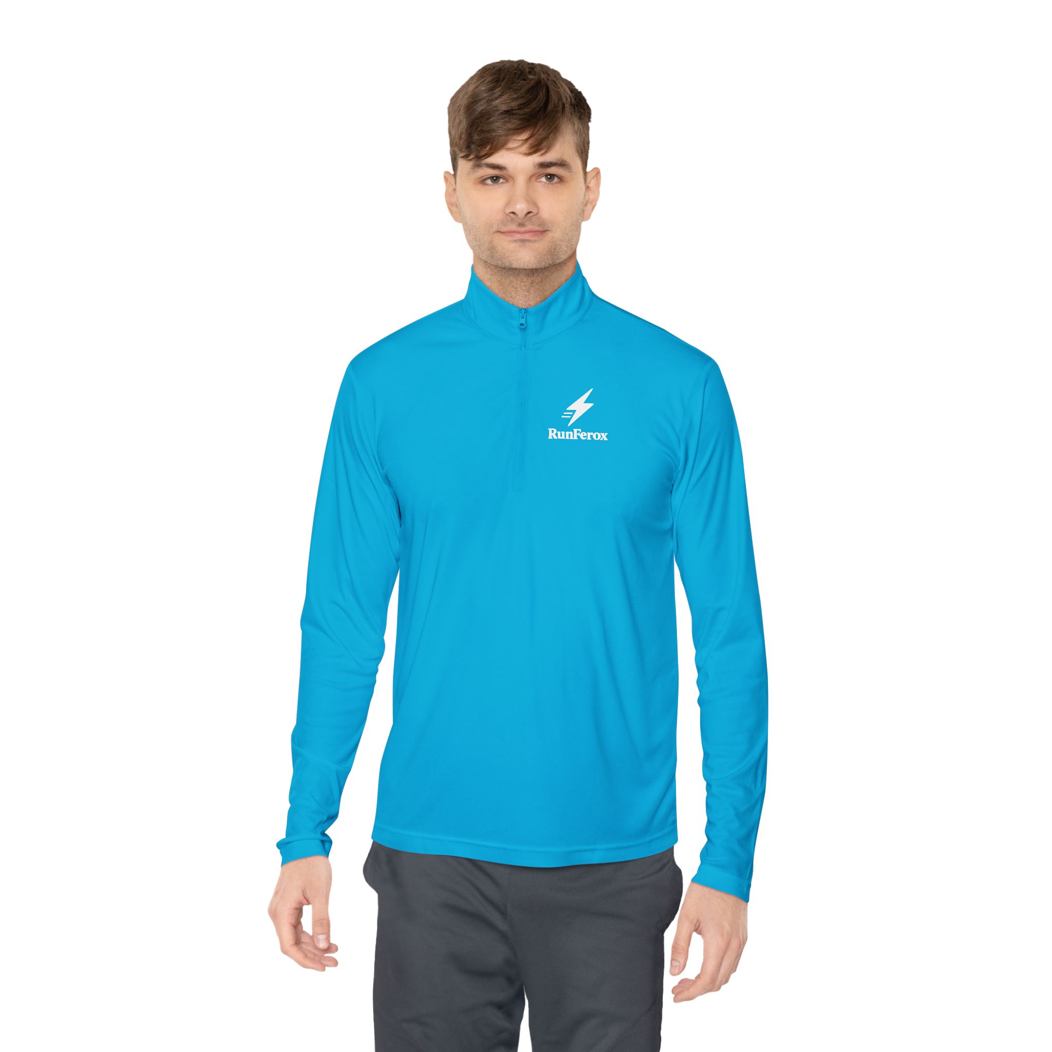 RunFerox Fierce Comfort Quarter-Zip Pullover – Unisex, Lightweight, and Performance-Ready - Image 4