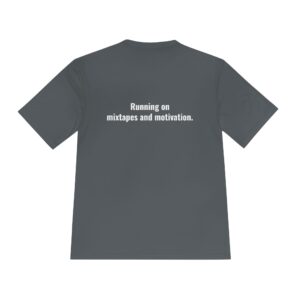Dude RunFerox “Running on Mixtapes and Motivation” Performance Tee – Unisex Moisture-Wicking Shirt