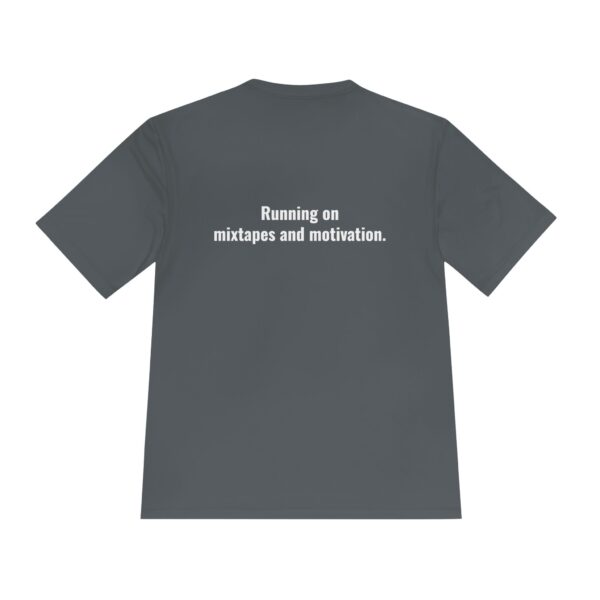 Dude RunFerox “Running on Mixtapes and Motivation” Performance Tee – Unisex Moisture-Wicking Shirt