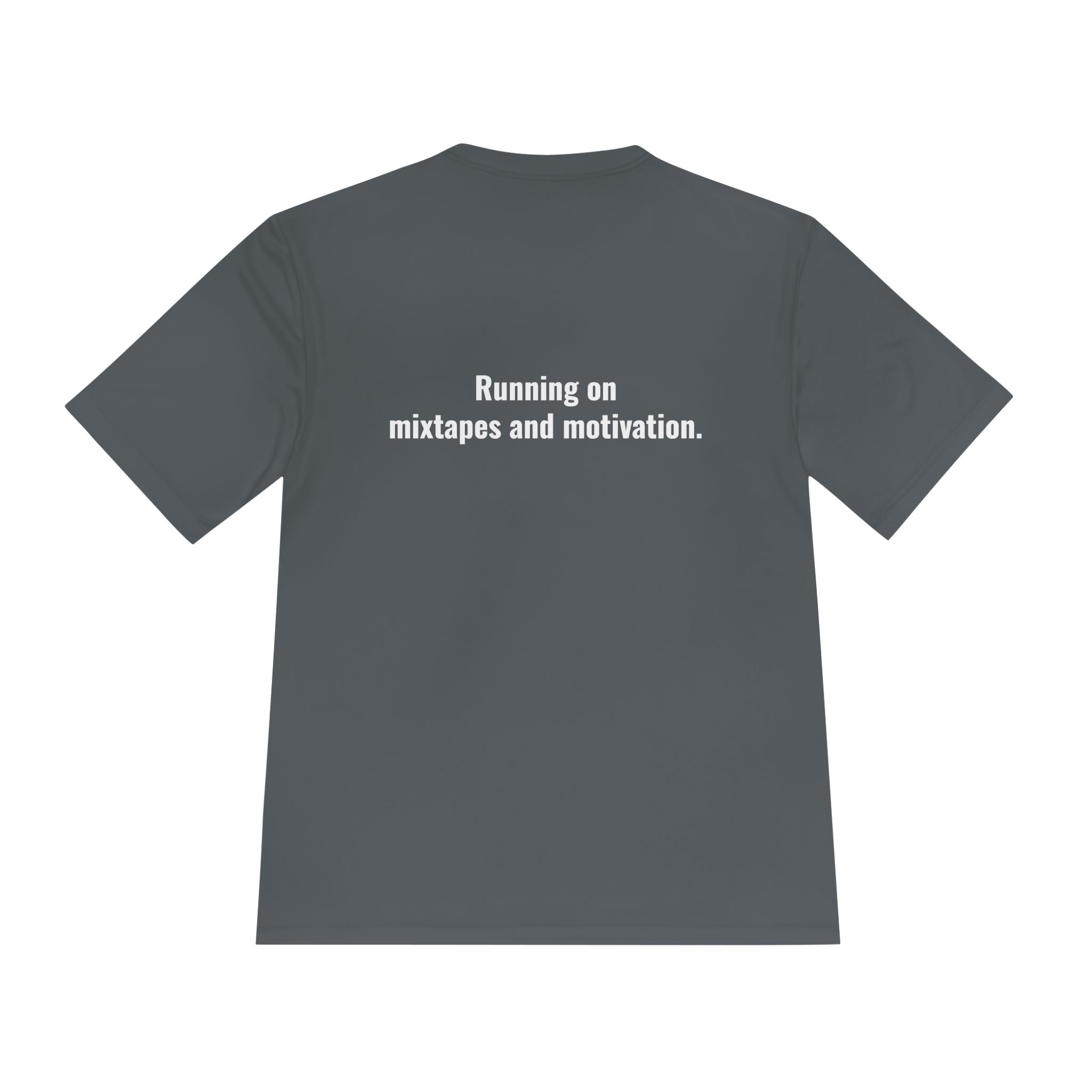 Dude RunFerox “Running on Mixtapes and Motivation” Performance Tee – Unisex Moisture-Wicking Shirt