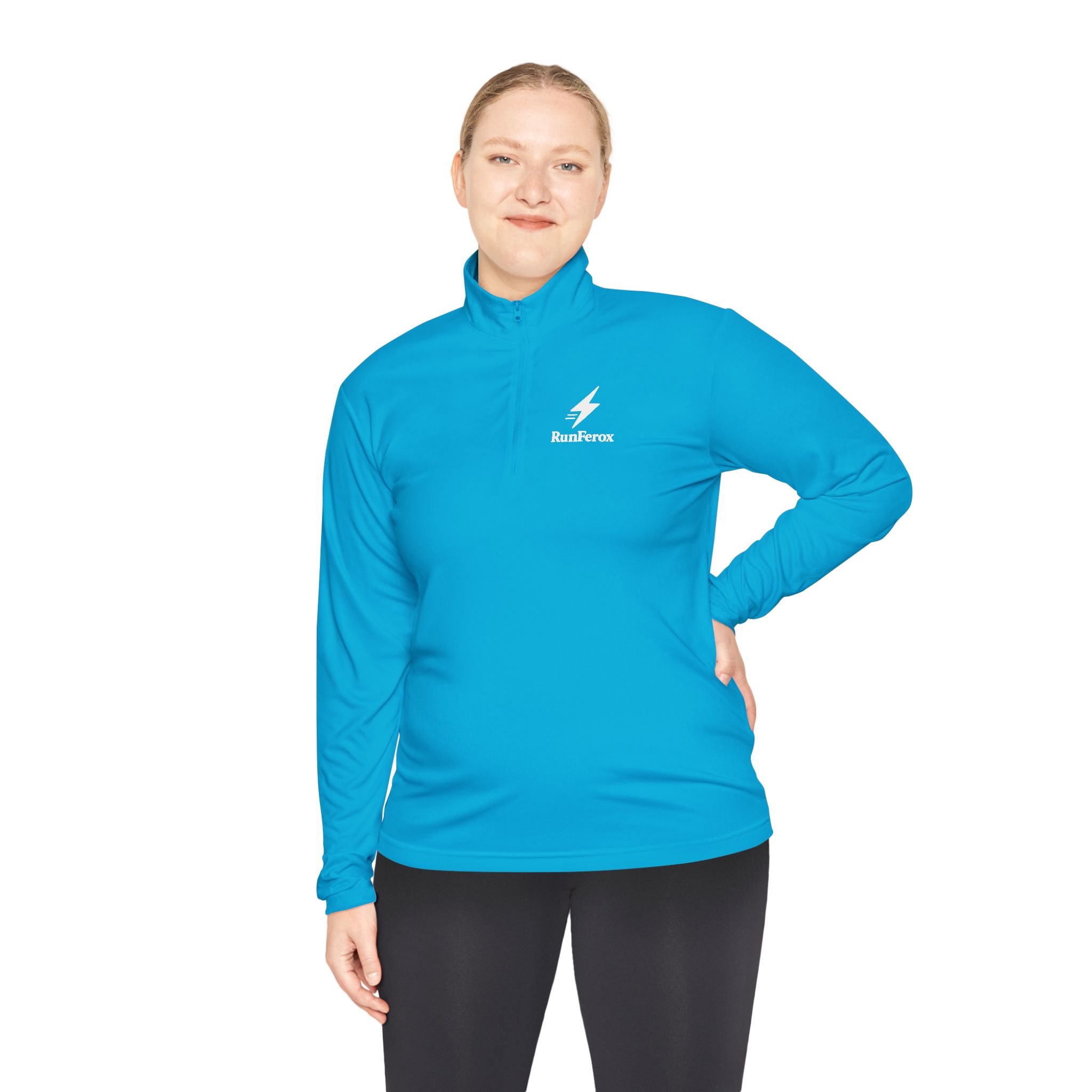 RunFerox Fierce Comfort Quarter-Zip Pullover – Unisex, Lightweight, and Performance-Ready - Image 3