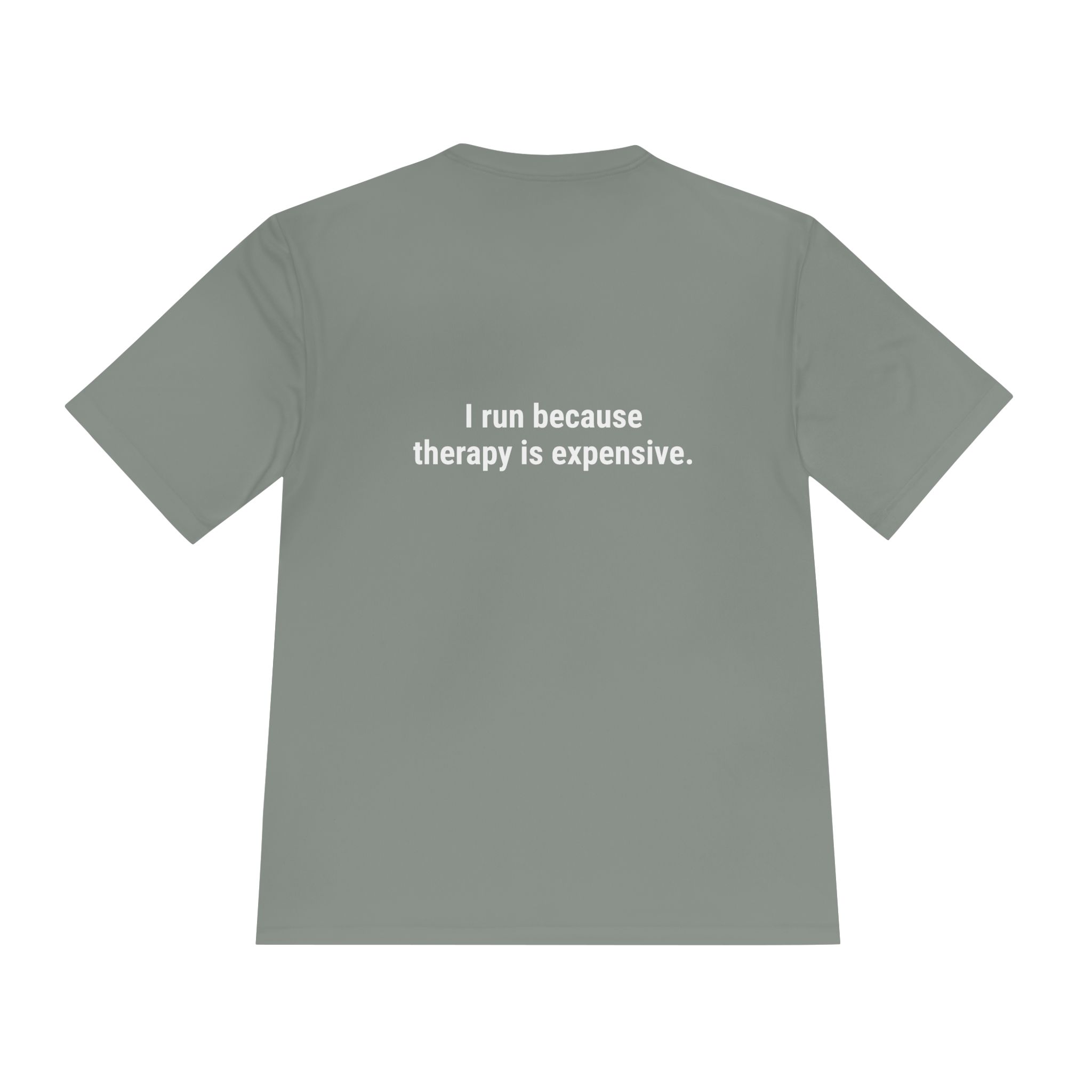 Dude RunFerox “Running is Cheaper Than Therapy” Performance Tee – Unisex Moisture-Wicking Shirt - Image 25