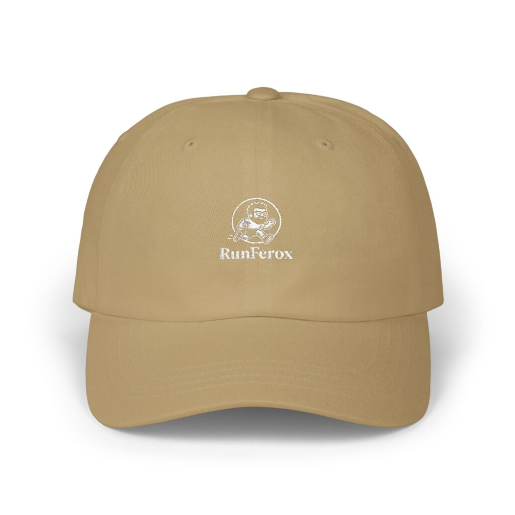 RunFerox Classic Dad Cap – Adjustable Vintage Style Hat for Everyday Fierce Comfort