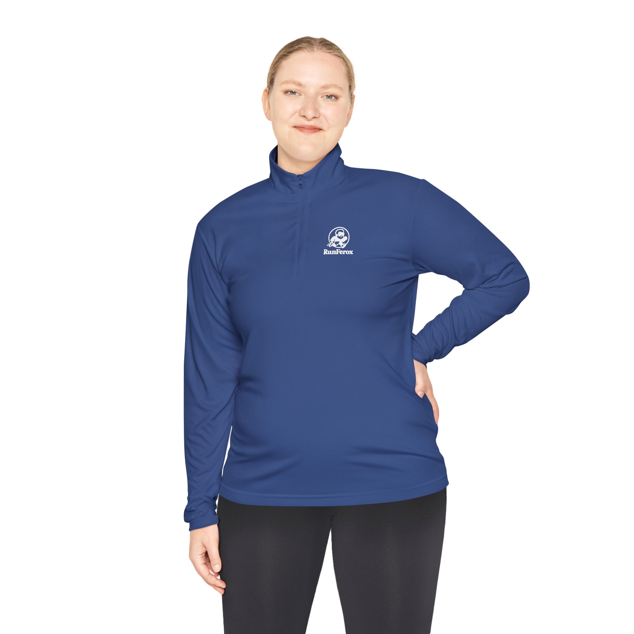 Dude RunFerox Fierce Comfort Quarter-Zip Pullover – Unisex, Lightweight, and Performance-Ready - Image 4