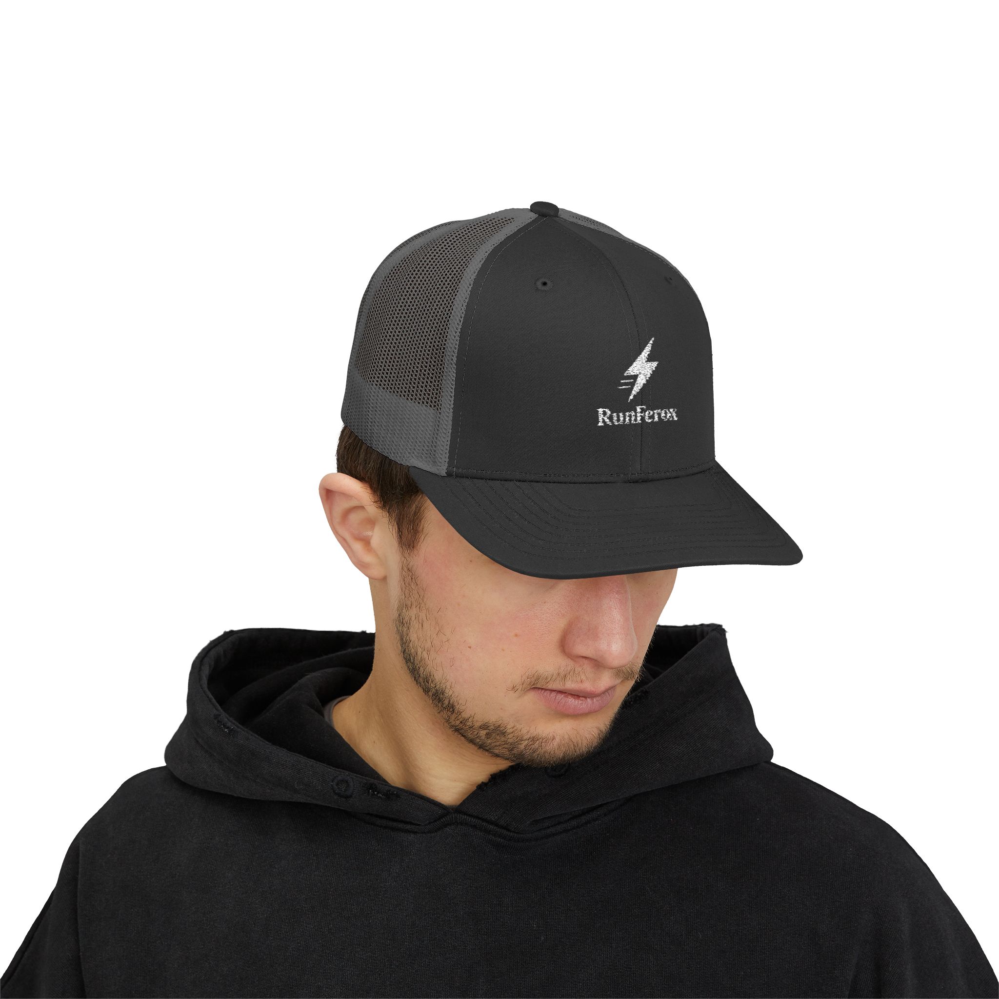 RunFerox Snapback Trucker Cap – Fierce Style, Breathable Mesh, Adjustable Fit - Image 3