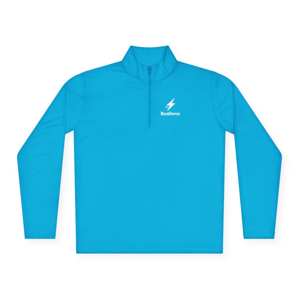 RunFerox Fierce Comfort Quarter-Zip Pullover – Unisex, Lightweight, and Performance-Ready
