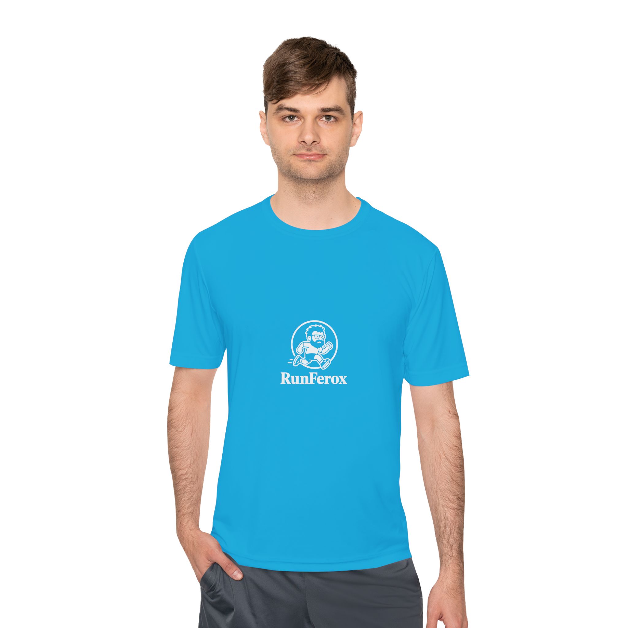 Dude RunFerox “Running: The Original Side Quest” Performance Tee – Unisex Moisture-Wicking Shirt - Image 2