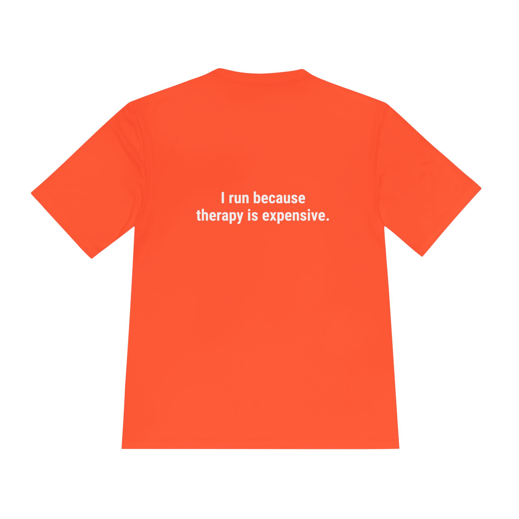 Dude RunFerox “Running is Cheaper Than Therapy” Performance Tee – Unisex Moisture-Wicking Shirt - Image 9