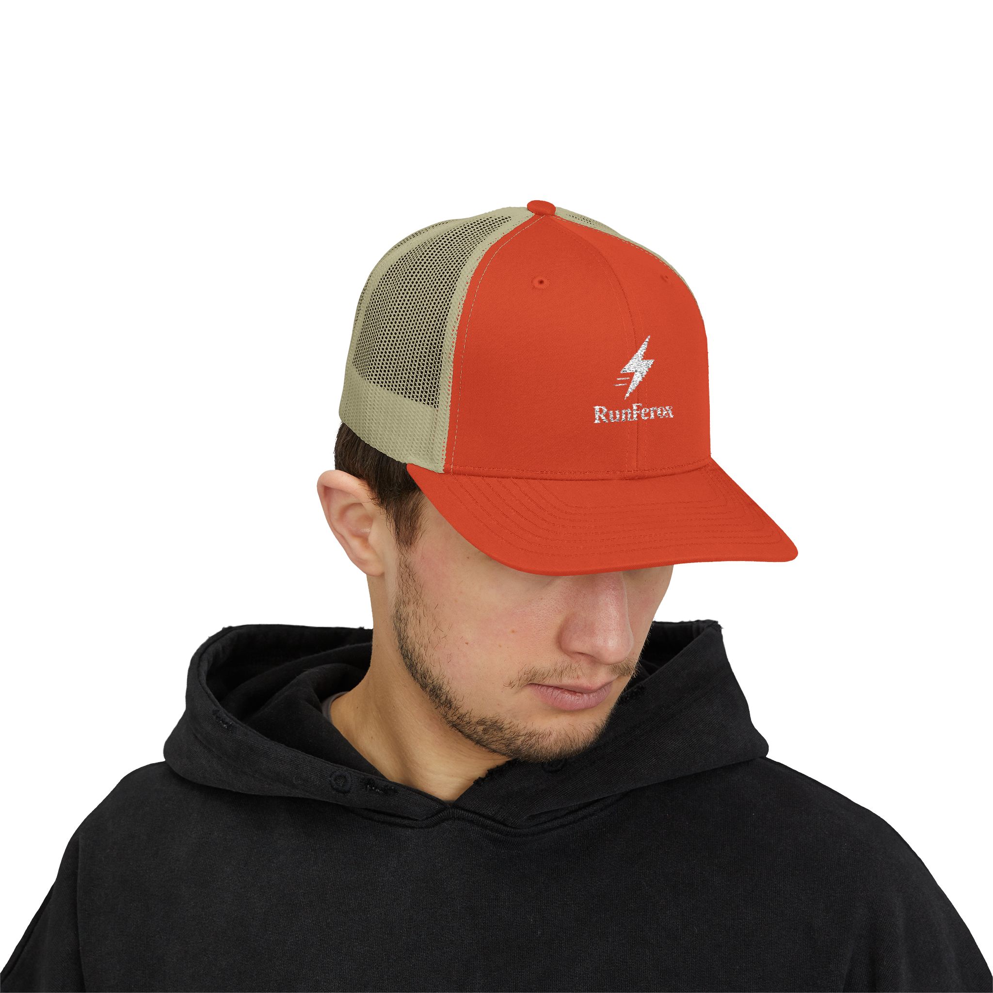 RunFerox Snapback Trucker Cap – Fierce Style, Breathable Mesh, Adjustable Fit - Image 7