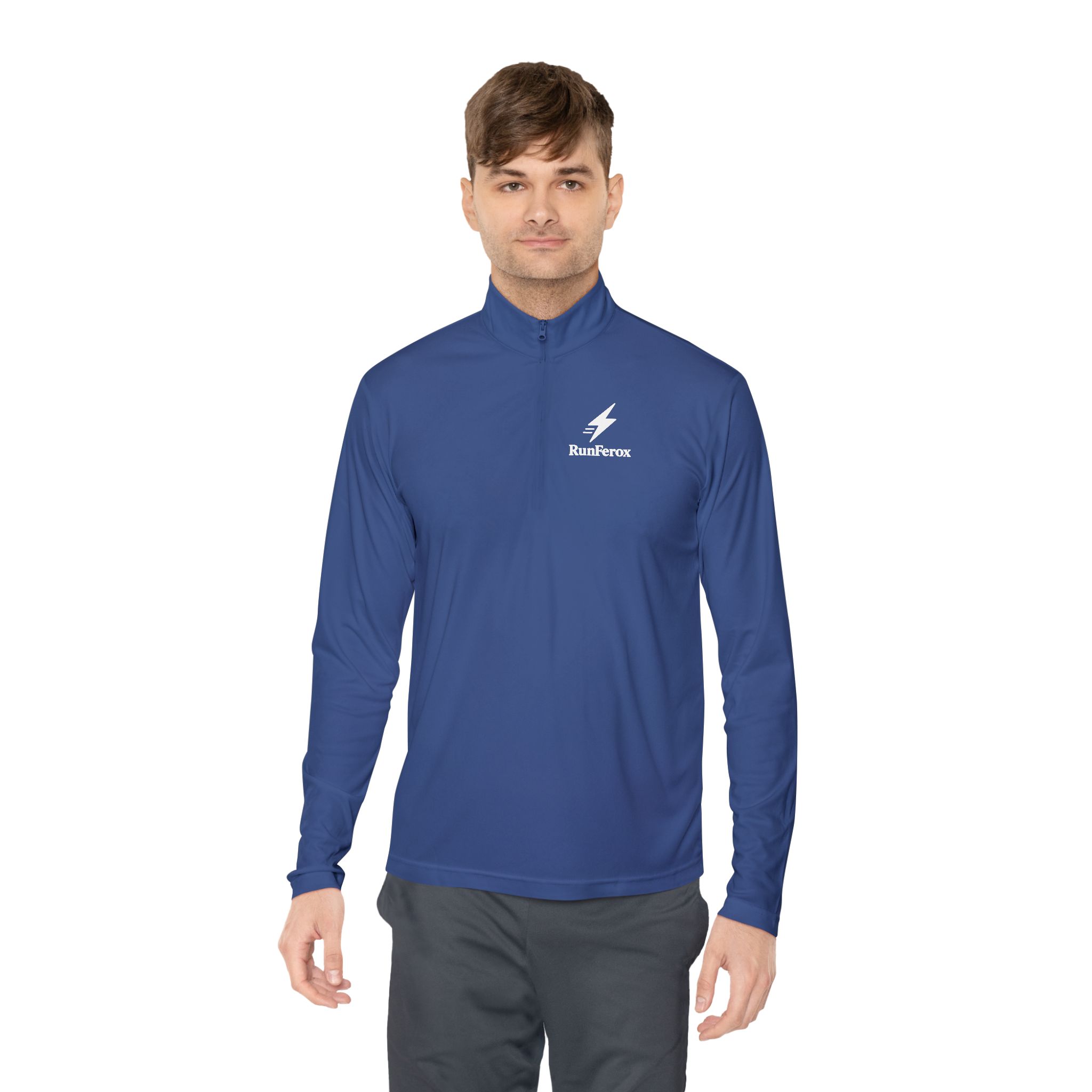 RunFerox Fierce Comfort Quarter-Zip Pullover – Unisex, Lightweight, and Performance-Ready - Image 5