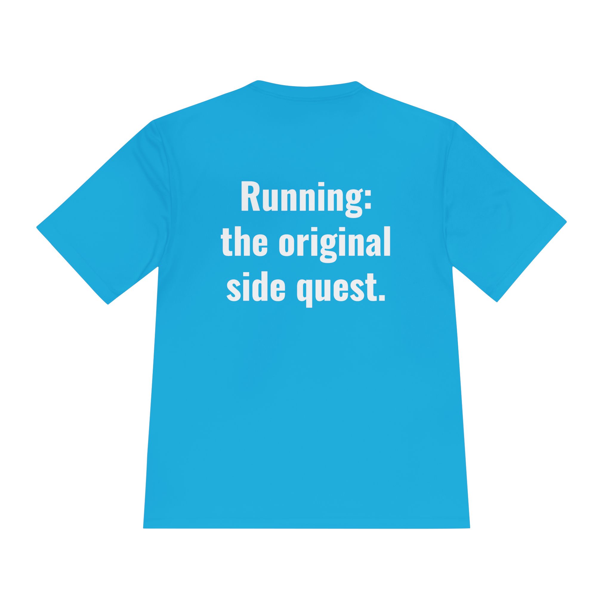 Dude RunFerox “Running: The Original Side Quest” Performance Tee – Unisex Moisture-Wicking Shirt