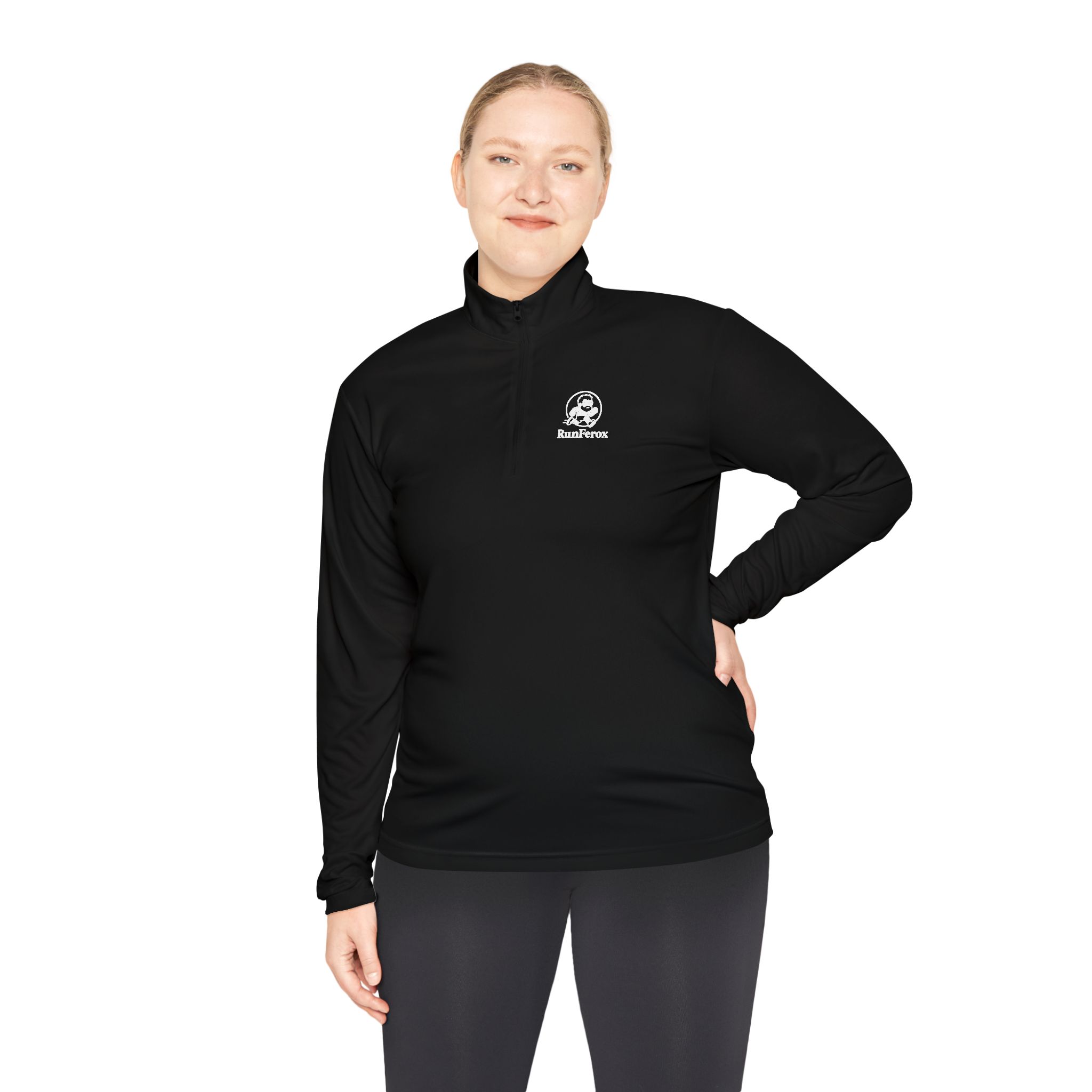 Dude RunFerox Fierce Comfort Quarter-Zip Pullover – Unisex, Lightweight, and Performance-Ready - Image 15