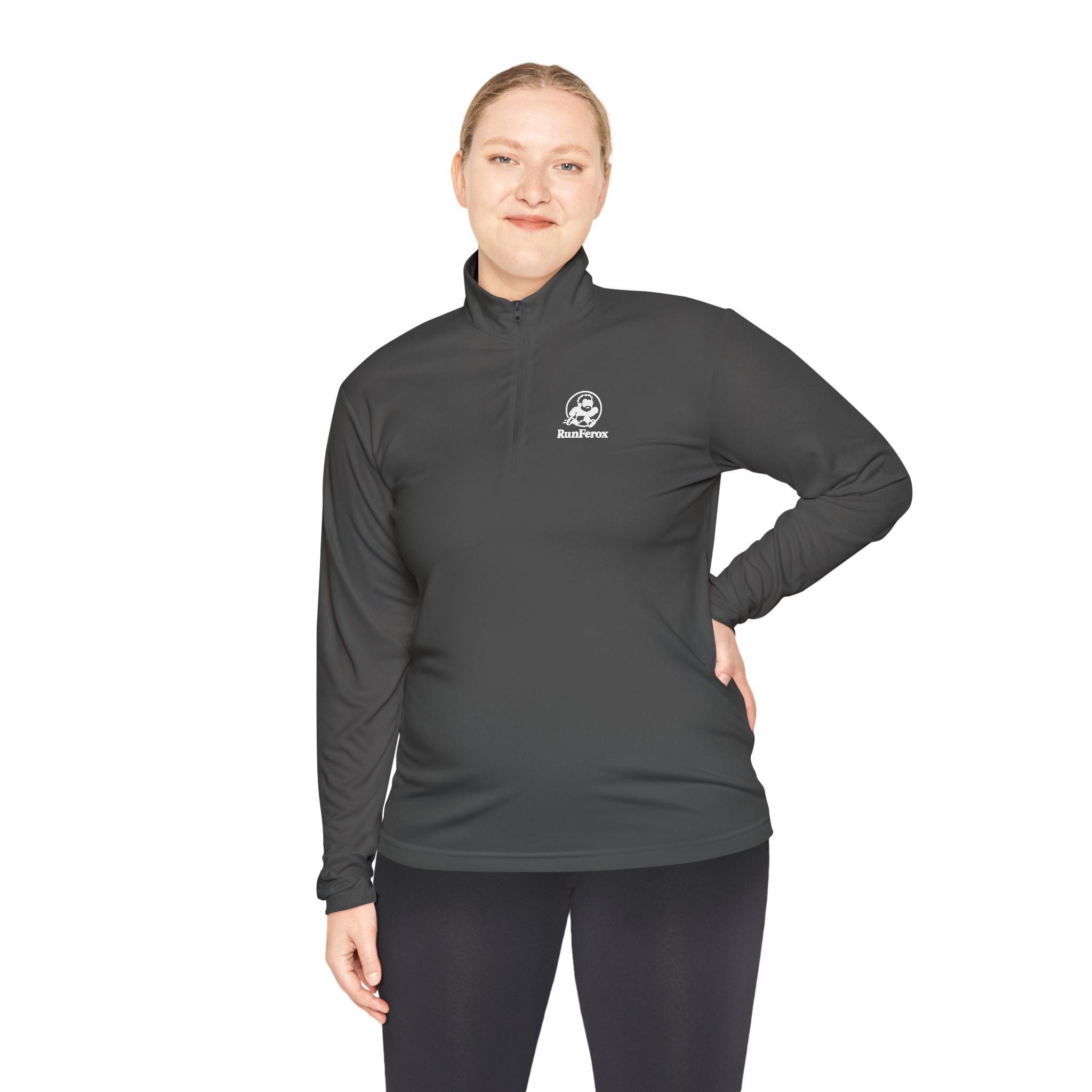 Dude RunFerox Fierce Comfort Quarter-Zip Pullover – Unisex, Lightweight, and Performance-Ready - Image 11